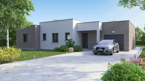 Maison Plain Pied Design. Maison Bois Arcadial Plein Pied Claire ... Maison Plain Pied Design. Maison Bois Arcadial Plein Pied Claire ...
