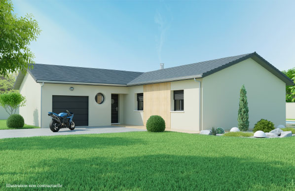 maison plain pied contemporaine Lavoute sur Loire 43800 - LogiVelay maison plain pied contemporaine Lavoute sur Loire 43800 - LogiVelay