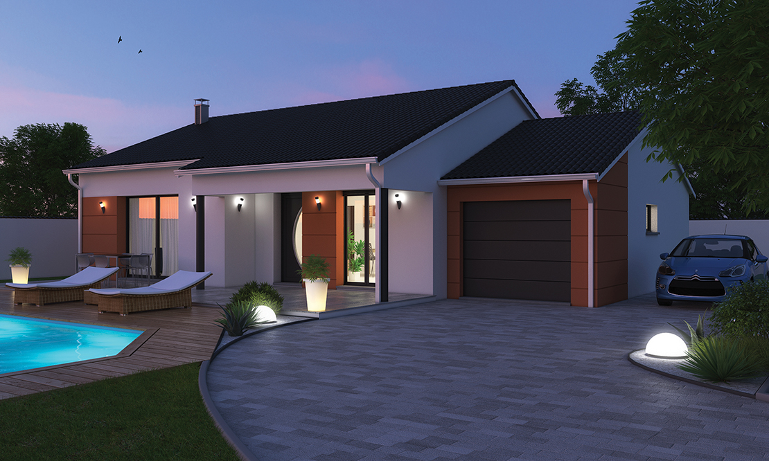 maison 3 chambres plainpied QUARTZ