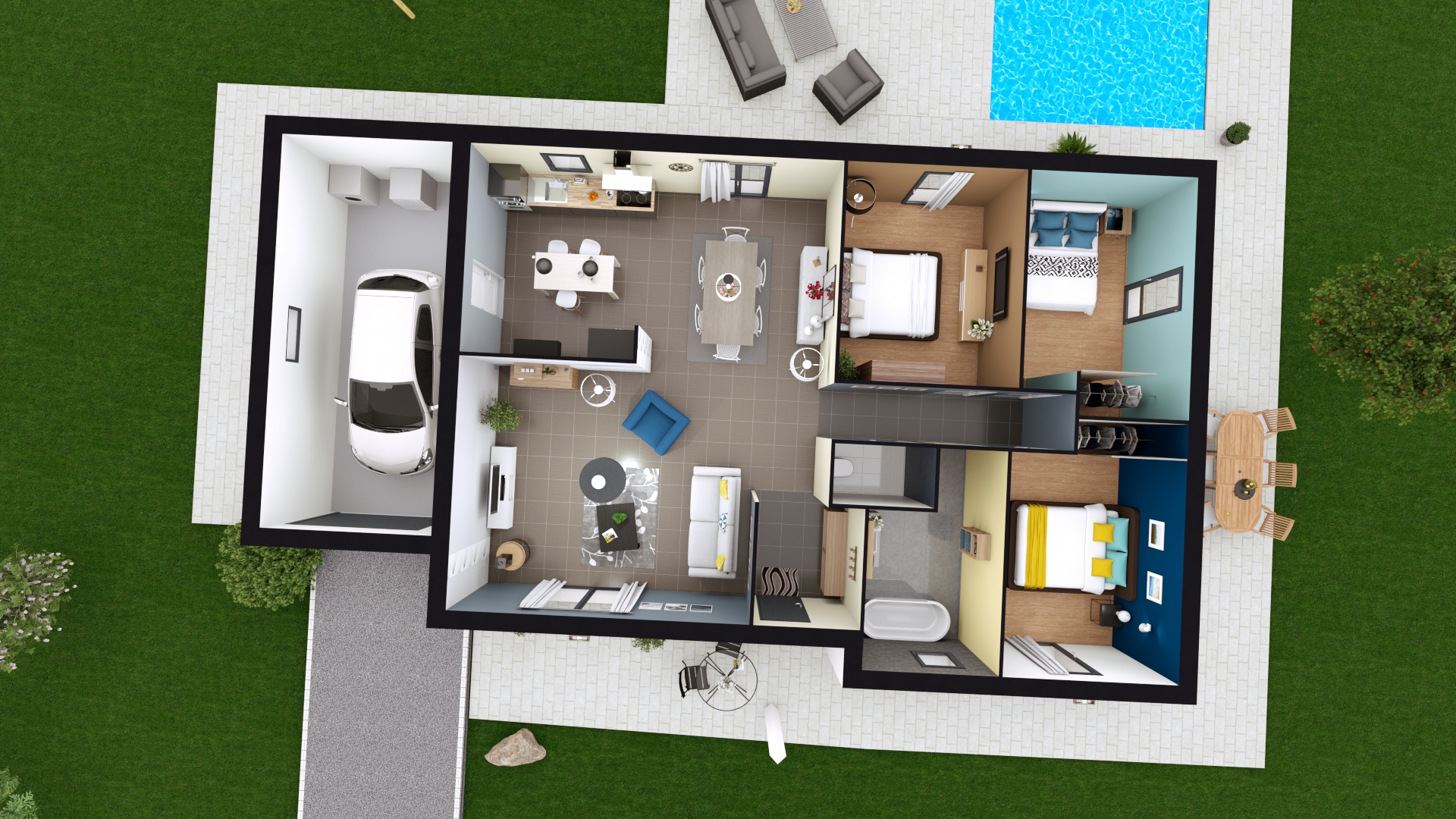 Faire Construire Une Maison Plain Pied Moderne Faire Construire Une Maison Plain Pied Moderne