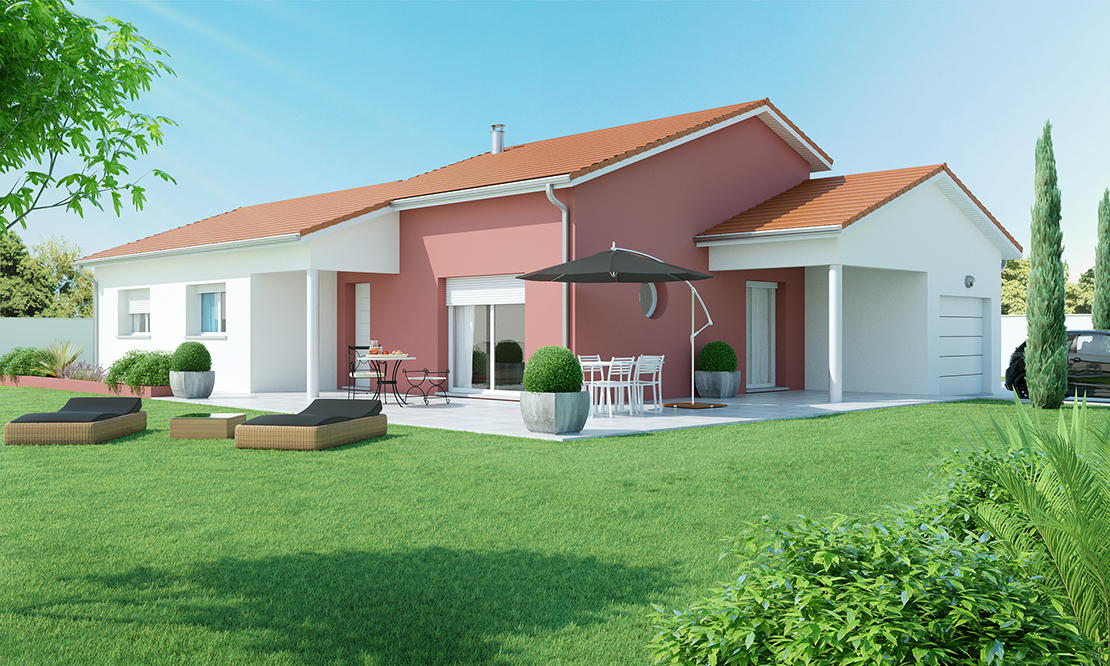 maison plainpied 4 chambres contemporaine