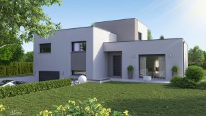 maison design sous-sol toit plat Clara