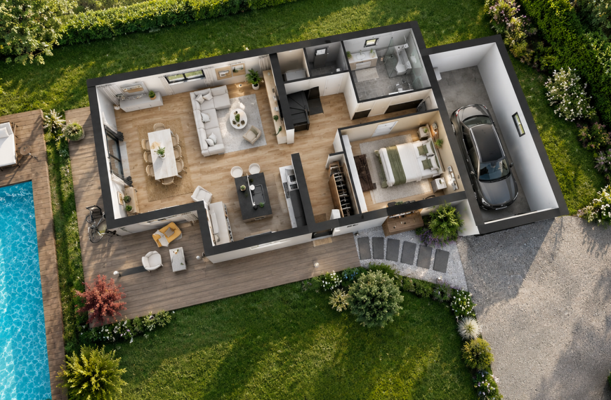Maison Tourmaline_plan_rdc