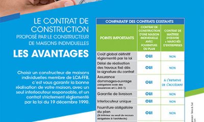 Avantages contrat de construction