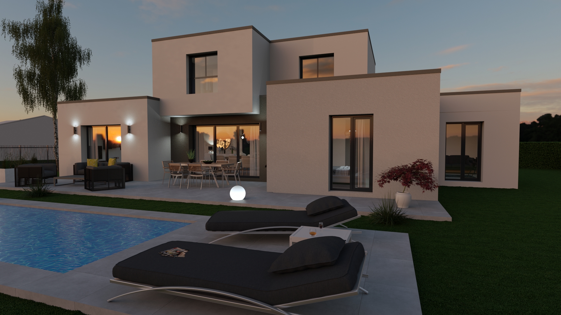 Galine Maison A Etage A Toit Plat 3 Chambres Logivelay