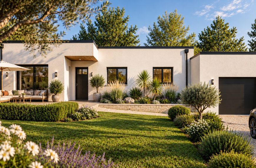 TOPAZE, plain-pied contemporain avec 3 chambres