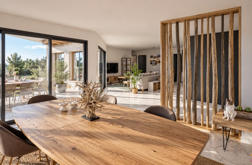 Villa contemporaine au toit ardoise noir