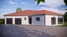 Plain-pied – Maison asymétrique et contemporaine