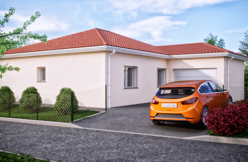 Plain-pied – Maison sobre et fonctionnelle