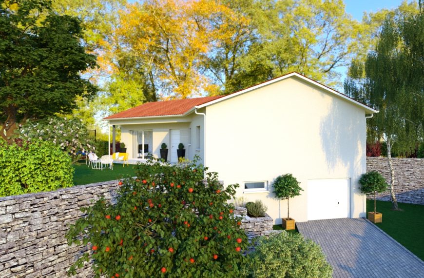 POLIGNAC – terrain viabilisé au calme avec vue